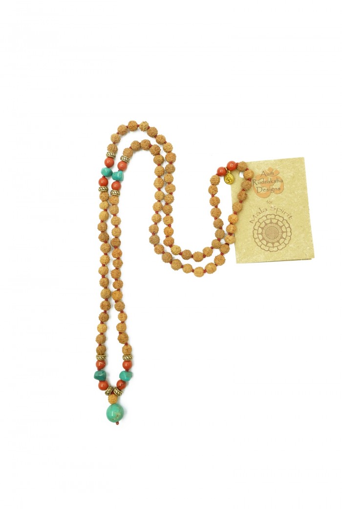 Turkoois-mala-ketting