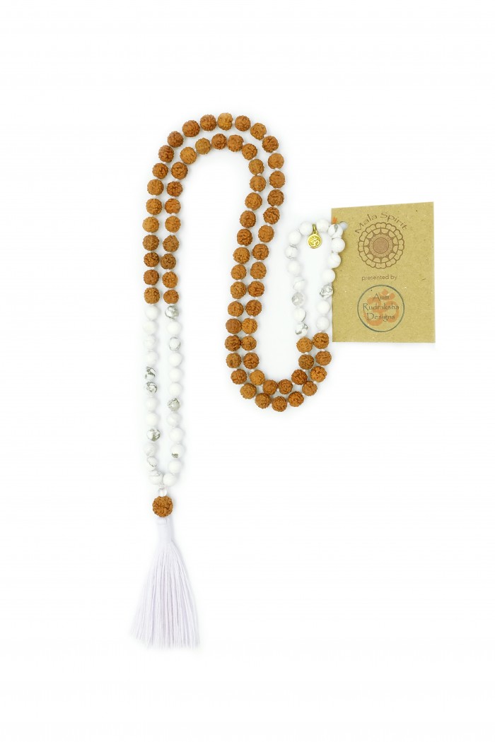 Howlite-mala-ketting